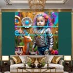 Beautiful Baby Natural Artistic Digital Wall Art Home Decor _19 - Image 3