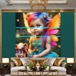 Beautiful Baby Natural Artistic Digital Wall Art Home Decor _20 - Image 3