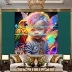 Beautiful Baby Natural Artistic Digital Wall Art Home Decor _22 - Image 3