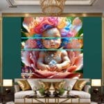 Beautiful Baby Natural Artistic Digital Wall Art Home Decor _26 - Image 3