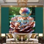 Beautiful Baby Natural Artistic Digital Wall Art Home Decor _27 - Image 3