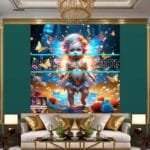 Beautiful Baby Natural Artistic Digital Wall Art Home Decor _35 - Image 3
