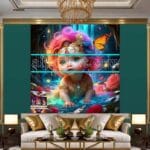 Beautiful Baby Natural Artistic Digital Wall Art Home Decor _36 - Image 3