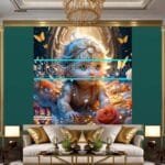 Beautiful Baby Natural Artistic Digital Wall Art Home Decor _38 - Image 3