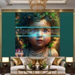 Beautiful Baby Natural Artistic Digital Wall Art Home Decor _04 - Image 3
