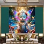Beautiful Baby Natural Artistic Digital Wall Art Home Decor _52 - Image 2