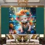 Beautiful Baby Natural Artistic Digital Wall Art Home Decor _54 - Image 2