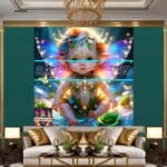 Beautiful Baby Natural Artistic Digital Wall Art Home Decor _75 - Image 2