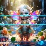 Beautiful Baby Natural Artistic Digital Wall Art Home Decor _100