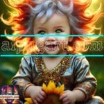 Beautiful Baby Natural Artistic Digital Wall Art Home Decor _16