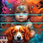 Beautiful Baby Natural Artistic Digital Wall Art Home Decor _18