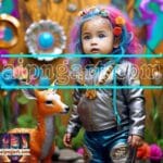 Beautiful Baby Natural Artistic Digital Wall Art Home Decor _19