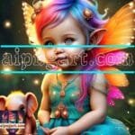 Beautiful Baby Natural Artistic Digital Wall Art Home Decor _20