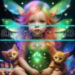 Beautiful Baby Natural Artistic Digital Wall Art Home Decor _24