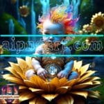 Beautiful Baby Natural Artistic Digital Wall Art Home Decor _32