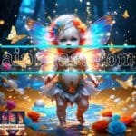 Beautiful Baby Natural Artistic Digital Wall Art Home Decor _35