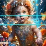 Beautiful Baby Natural Artistic Digital Wall Art Home Decor _42