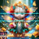 Beautiful Baby Natural Artistic Digital Wall Art Home Decor _43