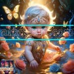 Beautiful Baby Natural Artistic Digital Wall Art Home Decor _45