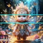 Beautiful Baby Natural Artistic Digital Wall Art Home Decor _46