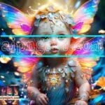 Beautiful Baby Natural Artistic Digital Wall Art Home Decor _47
