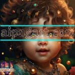 Beautiful Baby Natural Artistic Digital Wall Art Home Decor _05