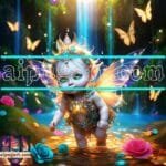 Beautiful Baby Natural Artistic Digital Wall Art Home Decor _50