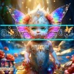 Beautiful Baby Natural Artistic Digital Wall Art Home Decor _52