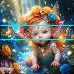 Beautiful Baby Natural Artistic Digital Wall Art Home Decor _54