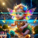 Beautiful Baby Natural Artistic Digital Wall Art Home Decor _60