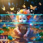 Beautiful Baby Natural Artistic Digital Wall Art Home Decor _76