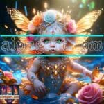 Beautiful Baby Natural Artistic Digital Wall Art Home Decor _86