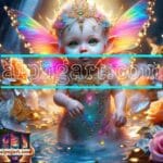 Beautiful Baby Natural Artistic Digital Wall Art Home Decor _93