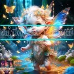 Beautiful Baby Natural Artistic Digital Wall Art Home Decor _99