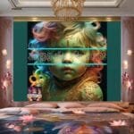 Beautiful Baby Natural Artistic Digital Wall Art Home Decor _02 - Image 2