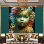 Beautiful Baby Natural Artistic Digital Wall Art Home Decor _02 - Image 3