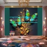 Butterfly
Golden Frame Artistic Digital Wall Art Decor _31 - Image 2