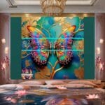 Butterfly Golden Frame
Artistic Digital Wall Art Decor _34 - Image 2
