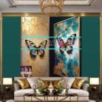 Butterfly
Golden Frame Artistic Digital Wall Art Decor _32 - Image 3