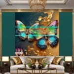 Butterfly Golden Frame
Artistic Digital Wall Art Decor _33 - Image 3