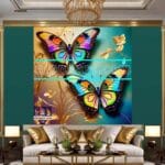 Butterfly Golden Frame
Artistic Digital Wall Art Decor _44 - Image 3