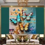 Butterfly Golden Frame
Artistic Digital Wall Art Decor _47 - Image 3