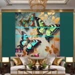 Butterfly Golden Frame
Artistic Digital Wall Art Decor _48 - Image 3