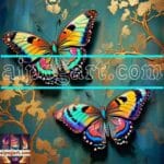 Butterfly Golden Frame
Artistic Digital Wall Art Decor _43