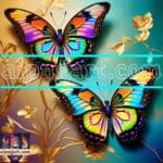 Butterfly Golden Frame
Artistic Digital Wall Art Decor _44