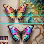 Butterfly Golden Frame
Artistic Digital Wall Art Decor _46