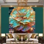 Carnation
  Flower Artistic Digital Wall Art Home Decor _70 - Image 3