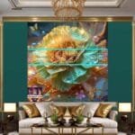 Carnation
  Flower Artistic Digital Wall Art Home Decor _75 - Image 3