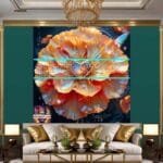 Carnation
  Flower Artistic Digital Wall Art Home Decor _87 - Image 3