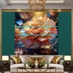 Carnation
  Flower Artistic Digital Wall Art Home Decor _94 - Image 3